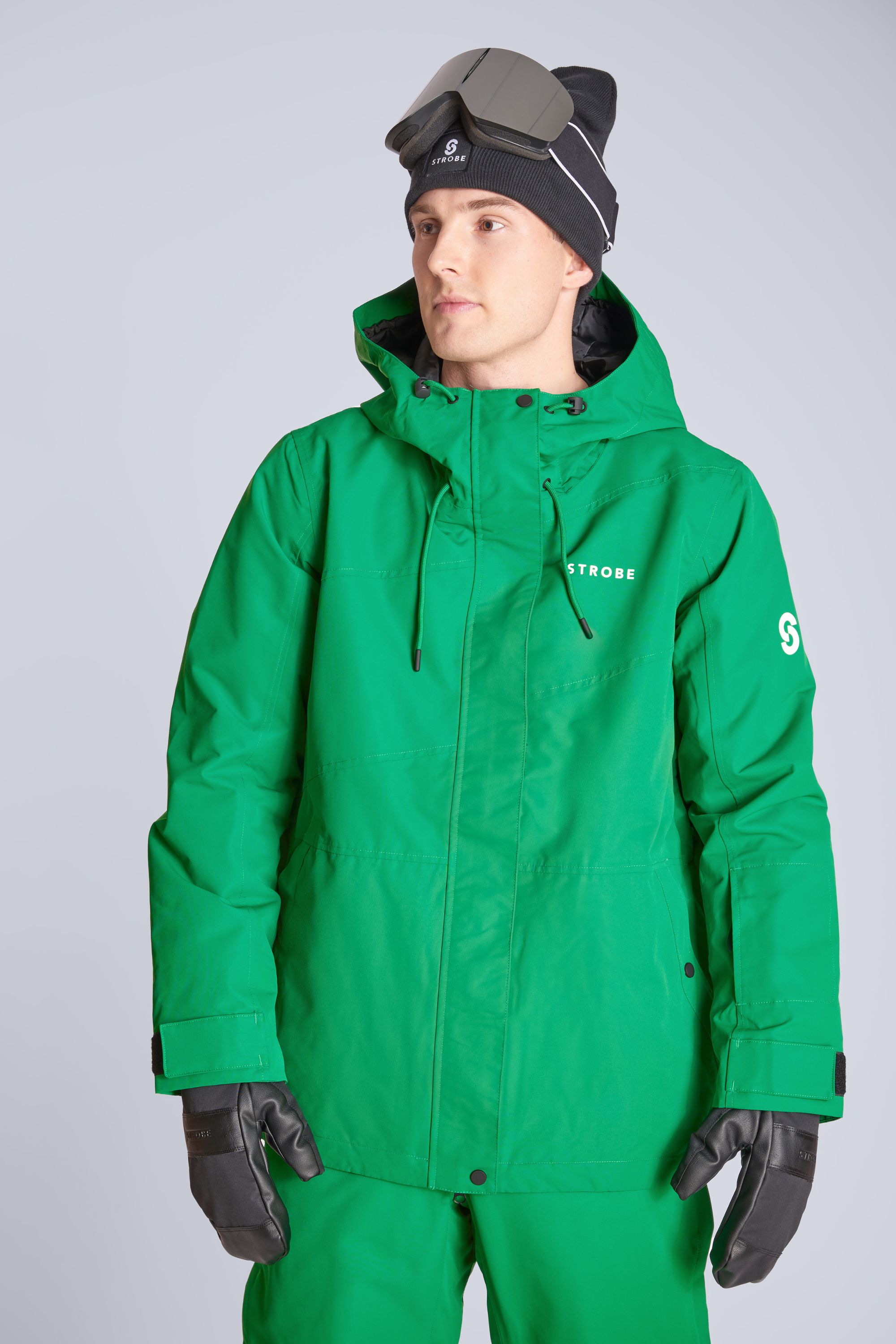 Aura Ski Jacket Kelly Green Men S Strobe