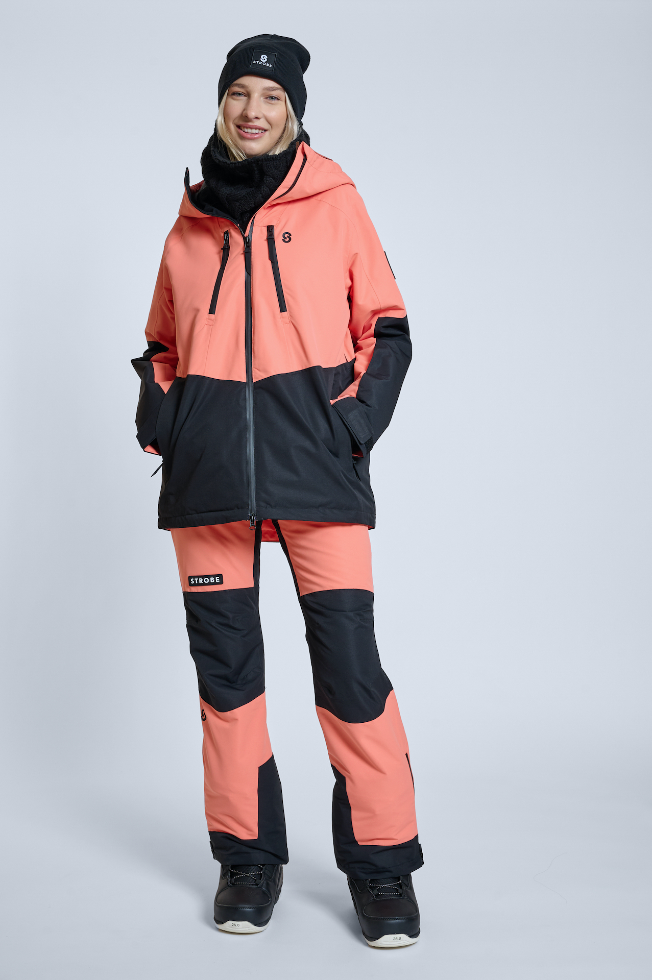Lynx Ski Pants Coral Women's Strobe