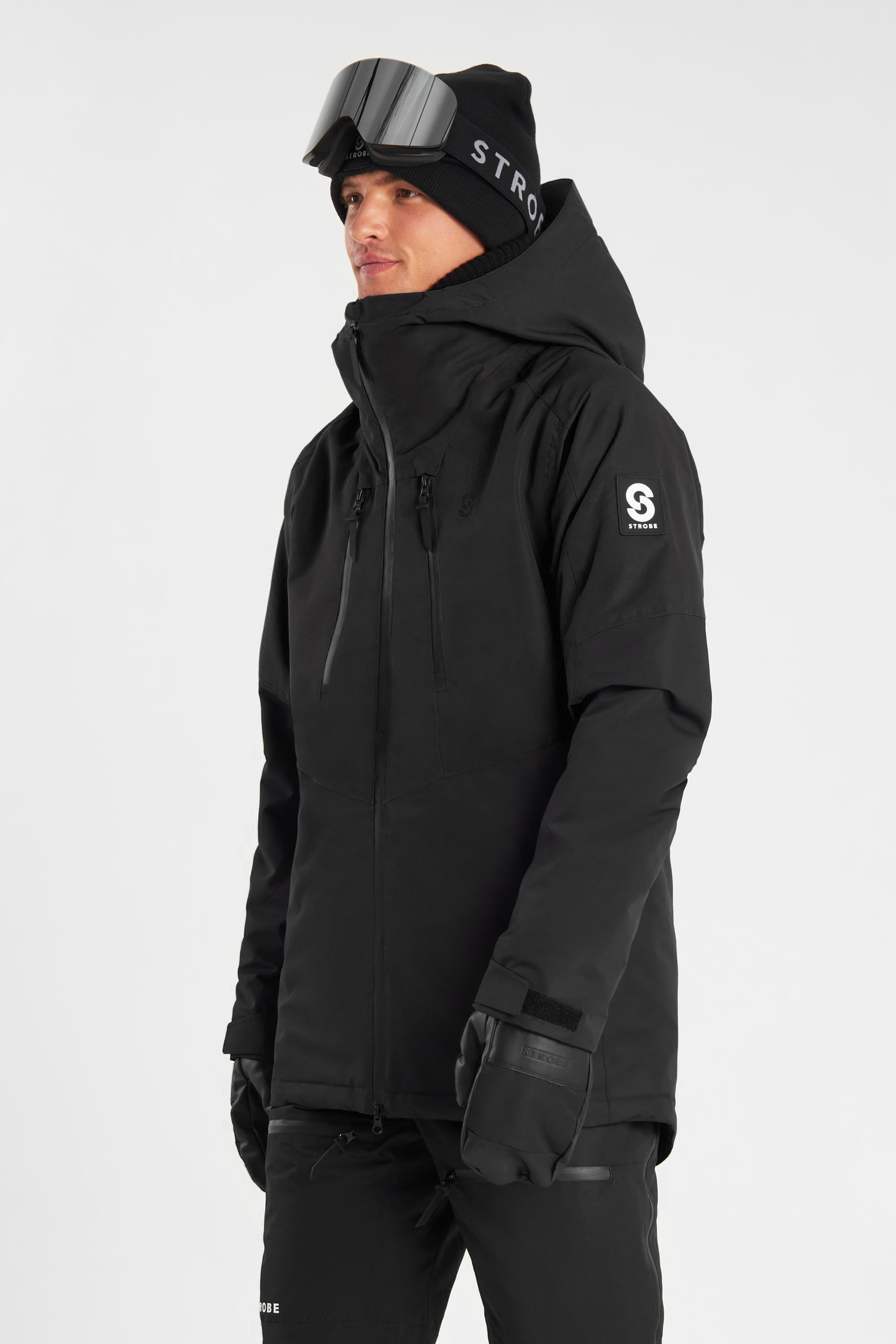 Lynx Ski Jacket Black - Men's - Strobe