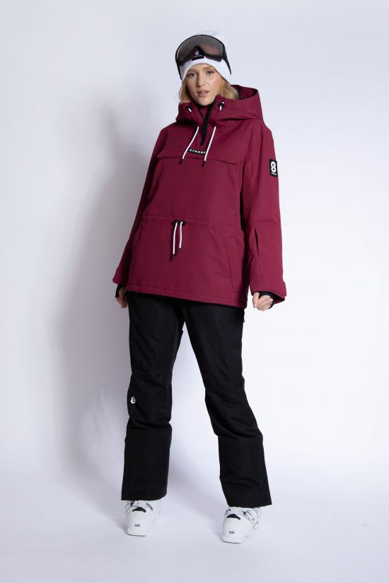 Felicity Ski Jacket Burgundy - Women's
