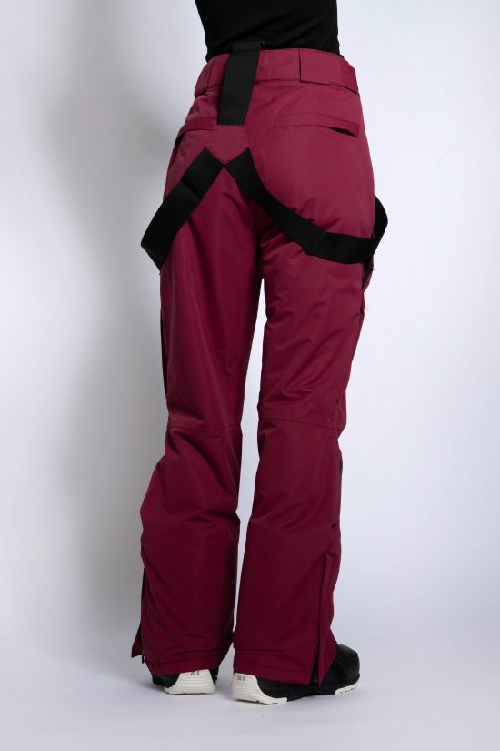 Terra Ski Pants Burgundy - Women's