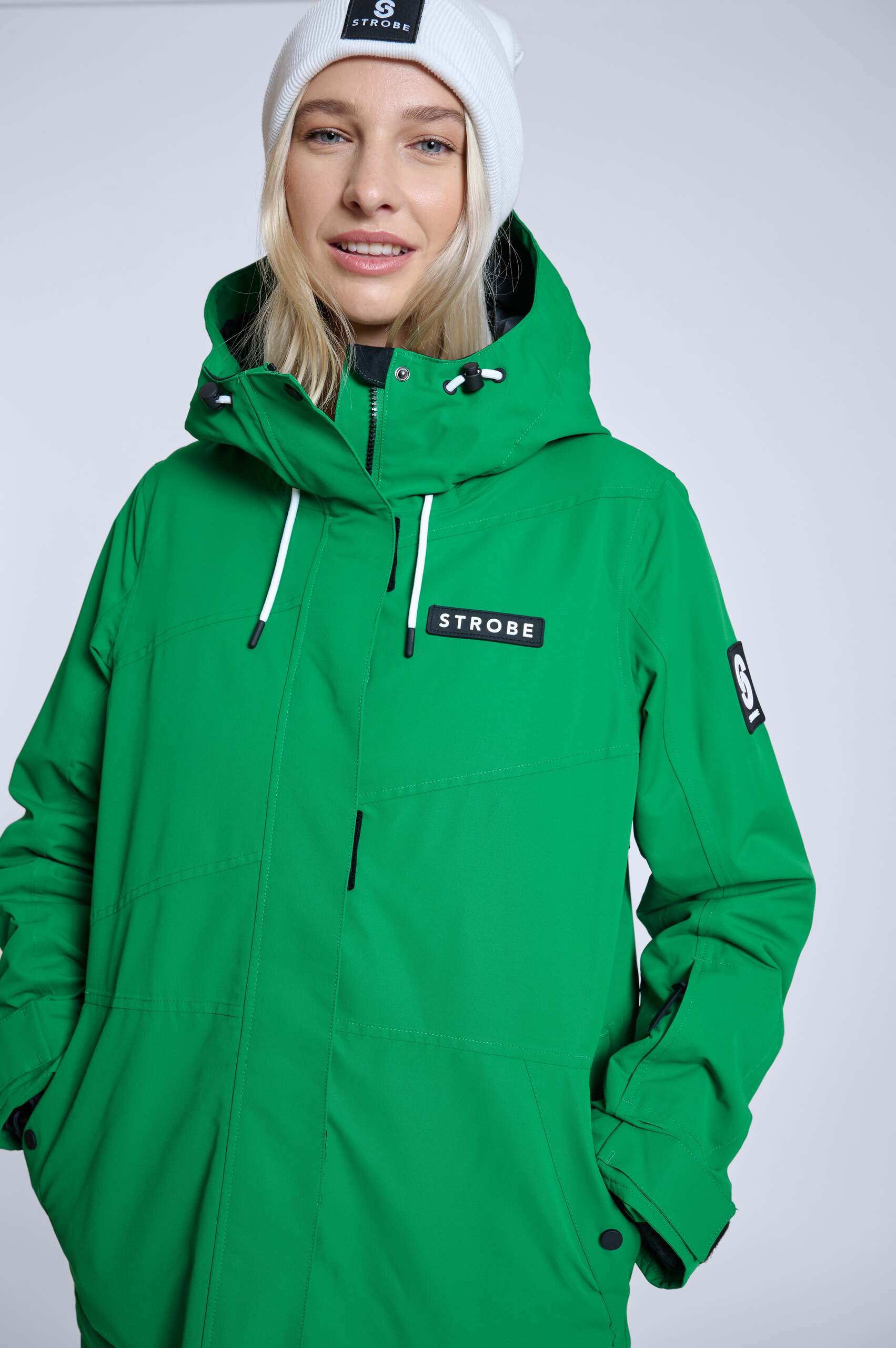 Aura Ski Jacket Kelly Green - Women's Strobe