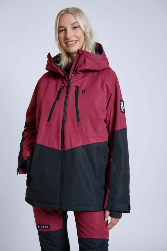 Lynx Ski Jacket Burgundy - Women's