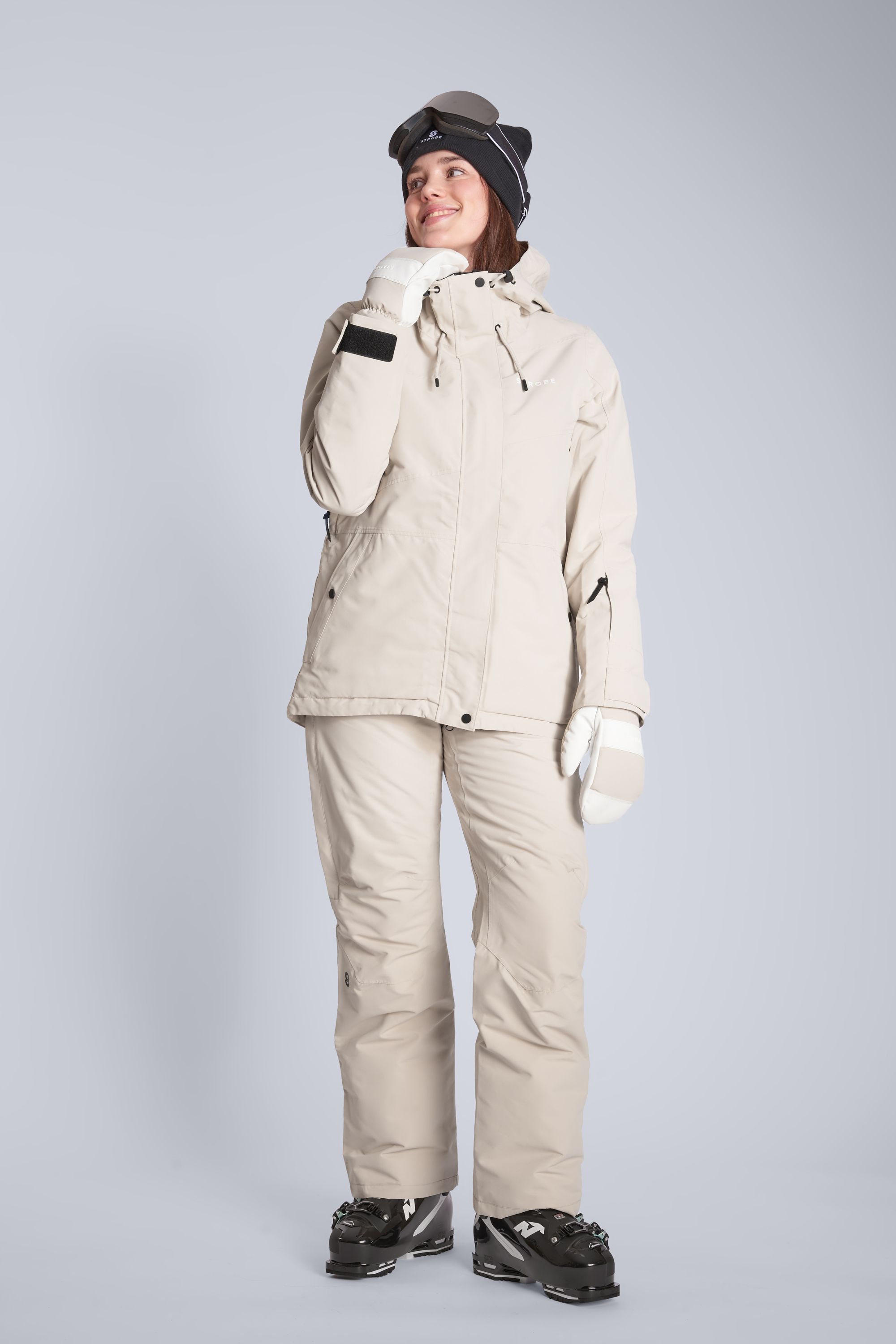 Renewed - Aura Ski Jacket Lt Beige - Medium - Women's - Strobe