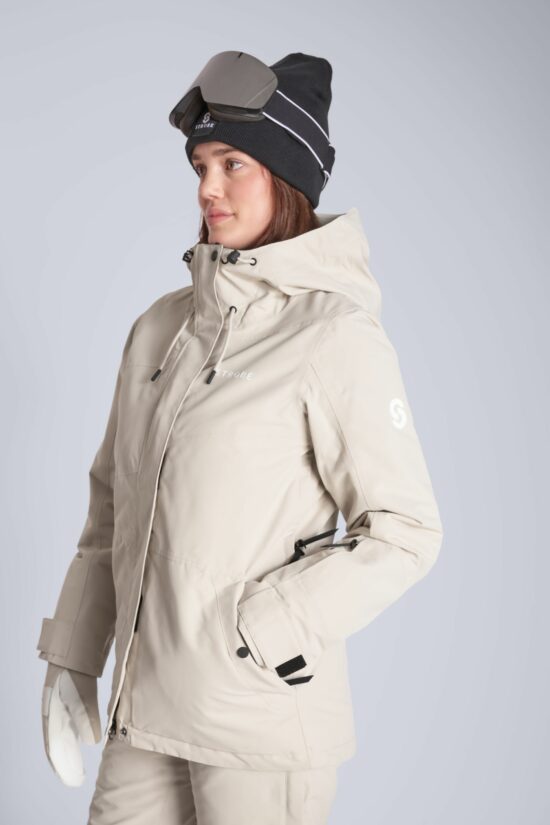 Aura Ski Jacket Lt Beige - Women's