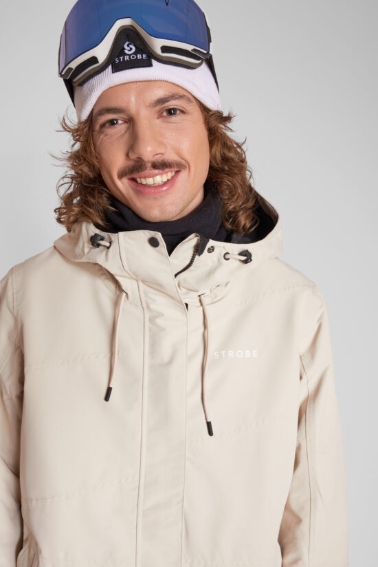 Aura Ski Jacket Lt Beige - Men's