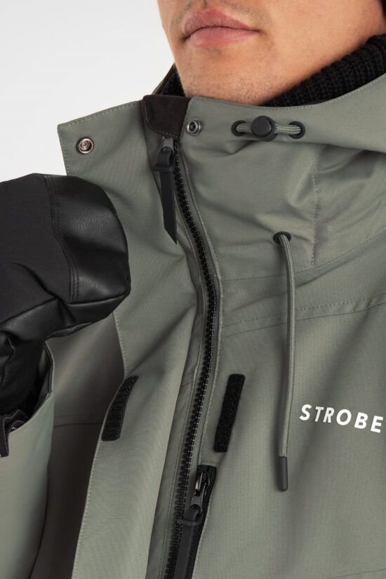 Aura Ski Jacket Smoke Green - Men's