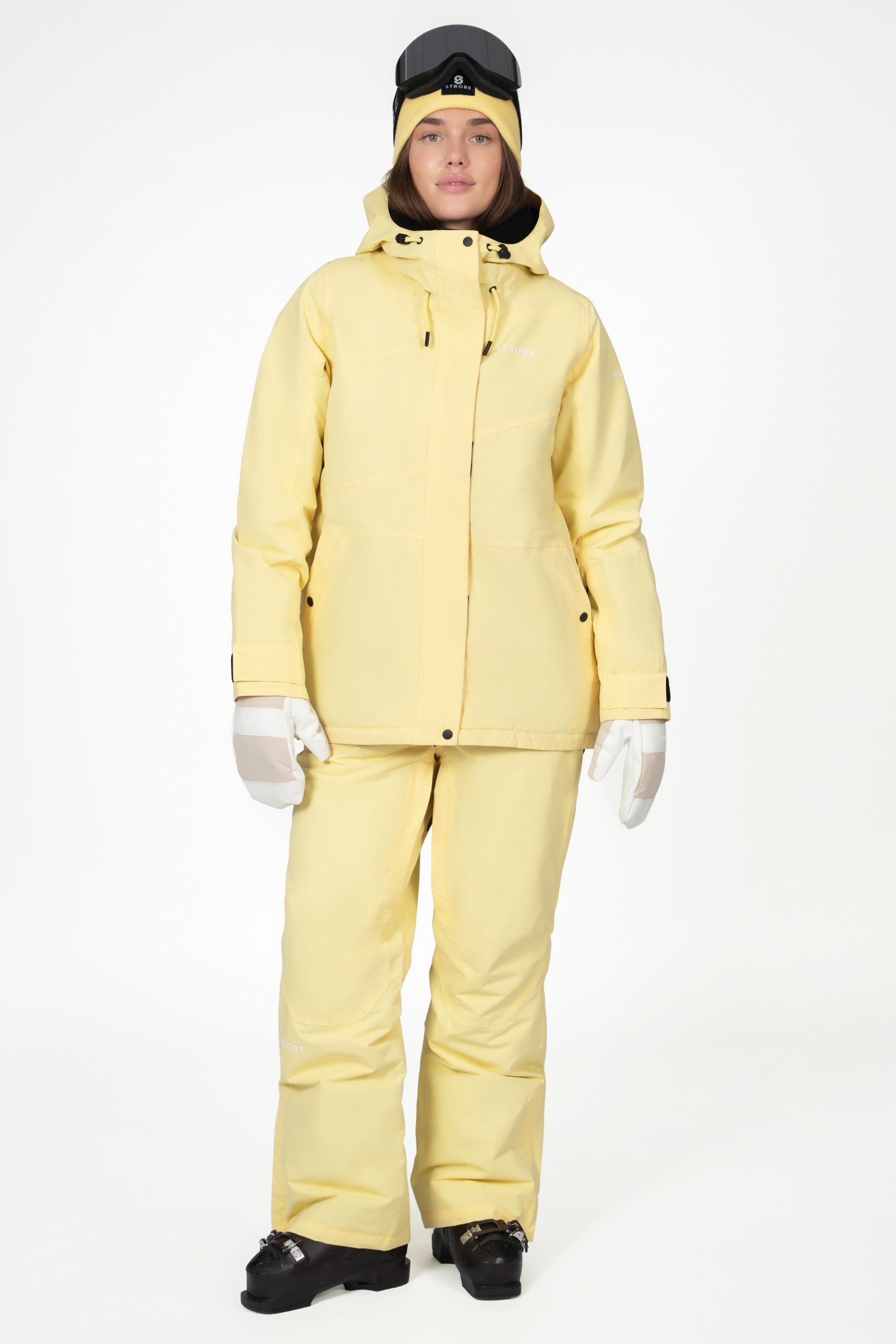 Aura Chaqueta de esquí Lt Yellow - Mujer
