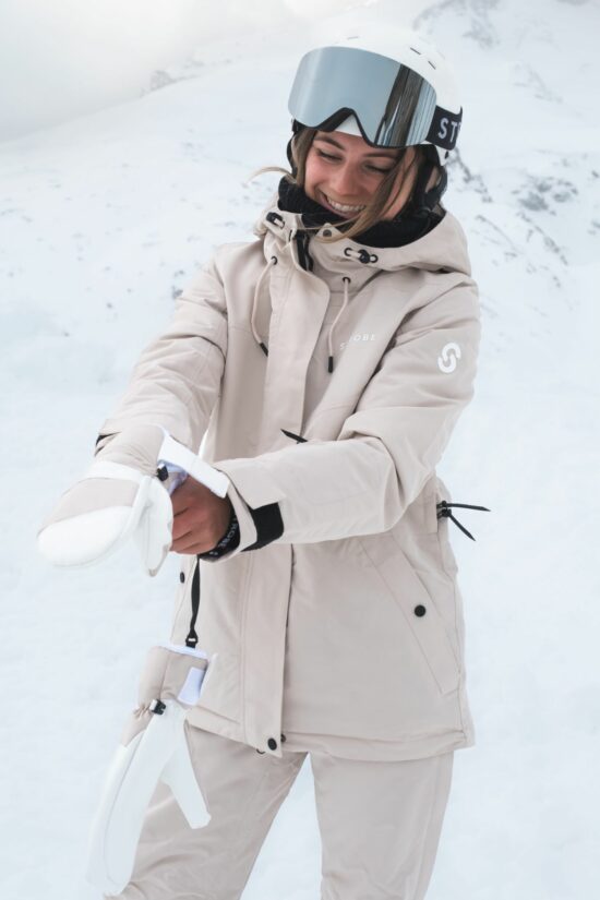 Aura Ski Jacket Lt Beige - Women's