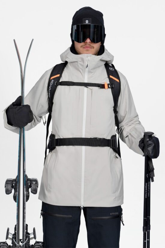 Gentian 3L Shell Jacket - Chalk Beige - Men's